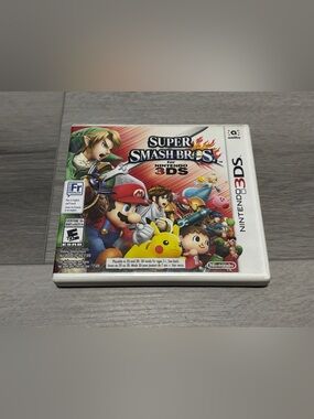 Nintendo Super Smash Bros. for Nintendo 3DS - White Case with Cover Art